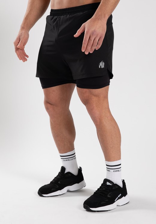 Cortez 2-In-1 Shorts - Black - 3XL