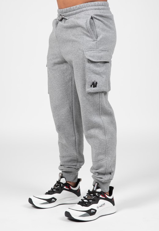 Hudson Cargo Sweatpants - Gray Melange - 3XL