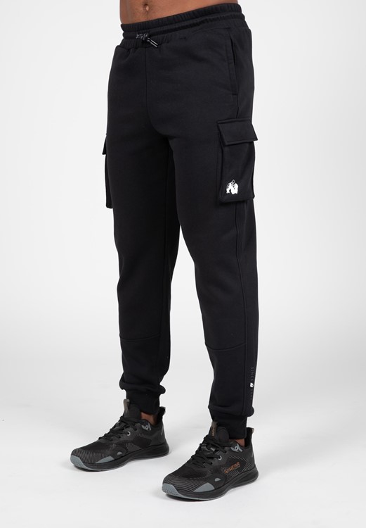 Hudson Cargo Sweatpants - Black - 4XL