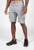 Hudson Cargo Sweat Shorts - Gray Melange - S