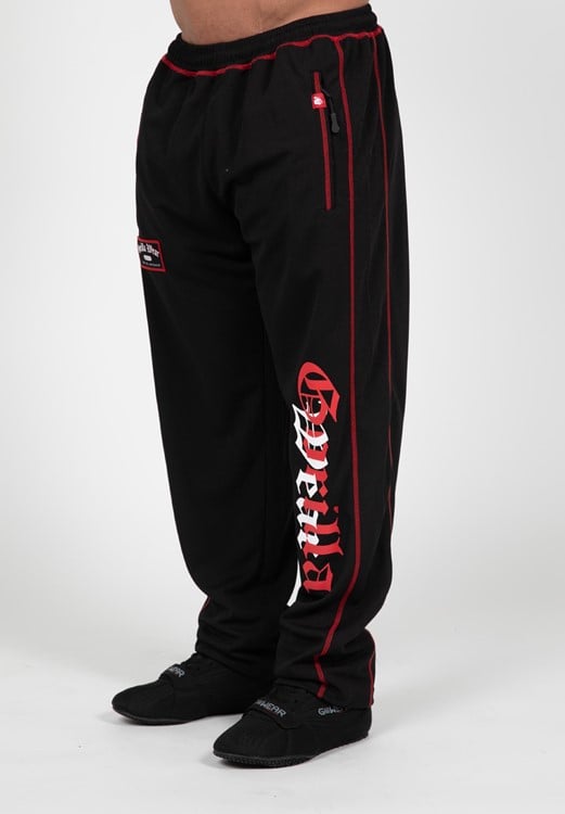 Marlow Mesh Pants - Black/Red - S/M
