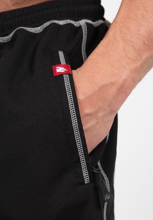 Marlow Mesh Shorts Black/Gray