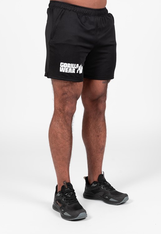 Miles Mesh Shorts - Black - 4XL