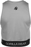 Colby Cropped Tank Top Gray