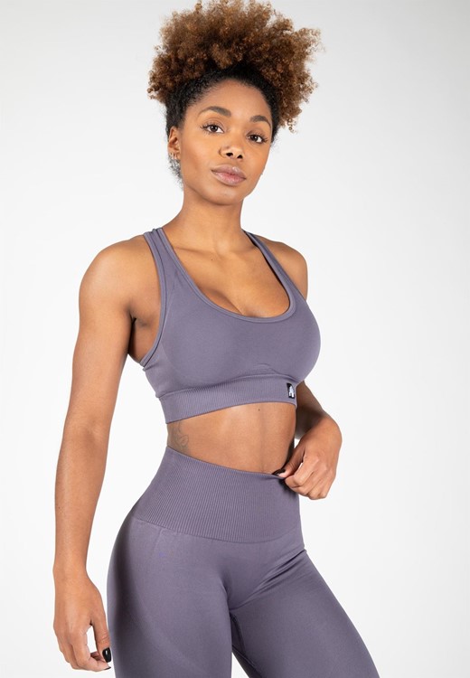 Yava Seamless Sports Bra - Gray - XS/S