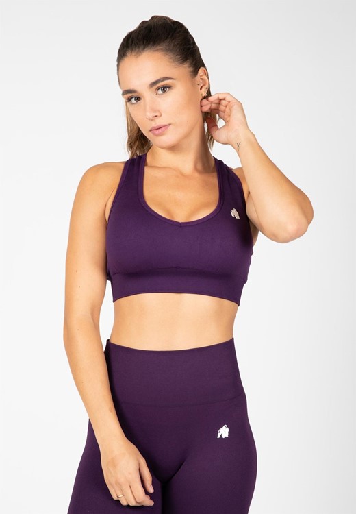 Neiro Seamless Sports Bra - Purple - S/M