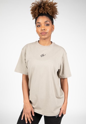 Bixby Oversized T-Shirt - Beige - L