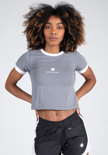 New Orleans Cropped T-Shirt - Gray - L