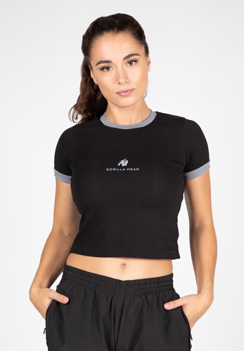 New Orleans Cropped T-Shirt - Black - L
