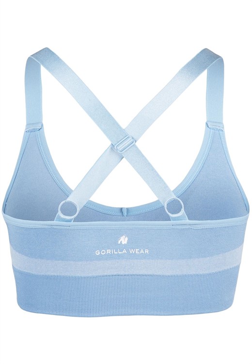Selah Seamless Sports Bra Light Blue