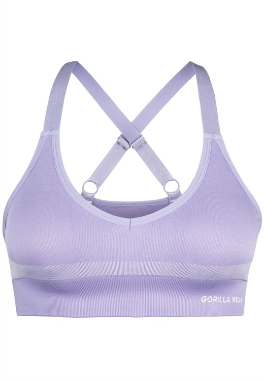 Selah Seamless Sports Bra Lilac