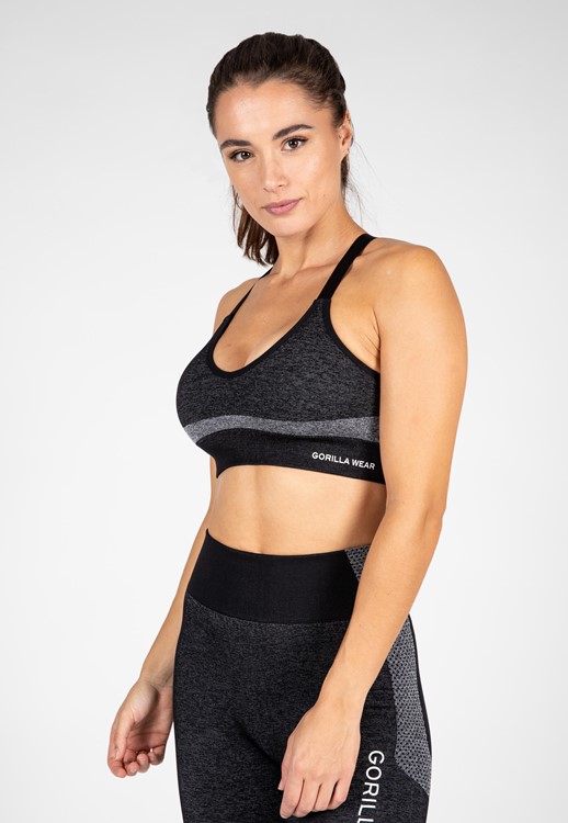 Selah Seamless Sports Bra - Black - L/XL