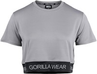 Colby Cropped T-Shirt Gray