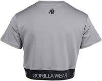 Colby Cropped T-Shirt Gray