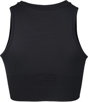 Olivia Seamless Crop Top Black