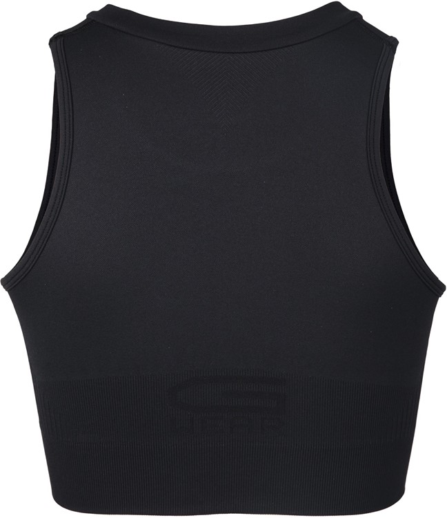 Olivia Seamless Crop Top Black