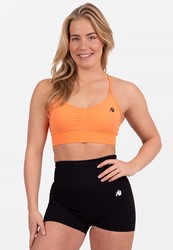 Olivia Seamless Sports Bra - Peach