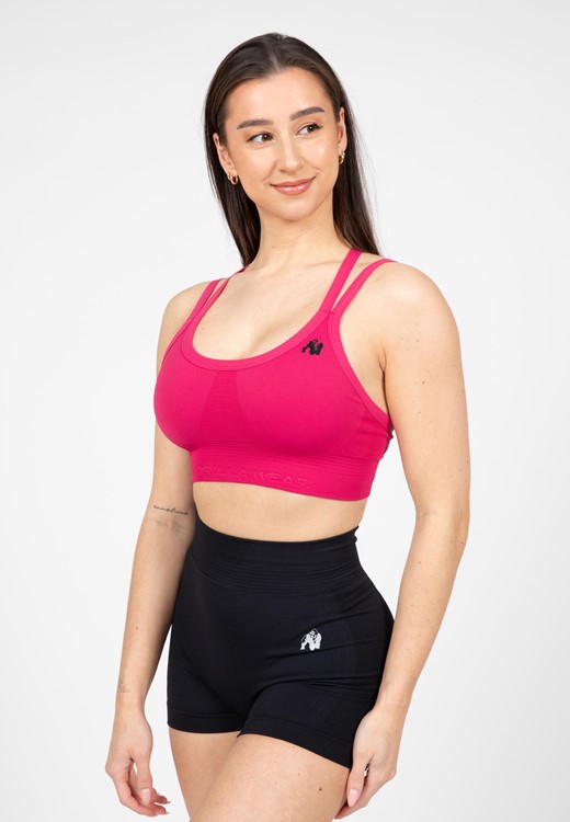 Whitney Seamless Sports Bra - Pink - M/L