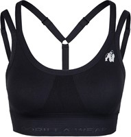 Whitney Seamless Sports Bra - Black