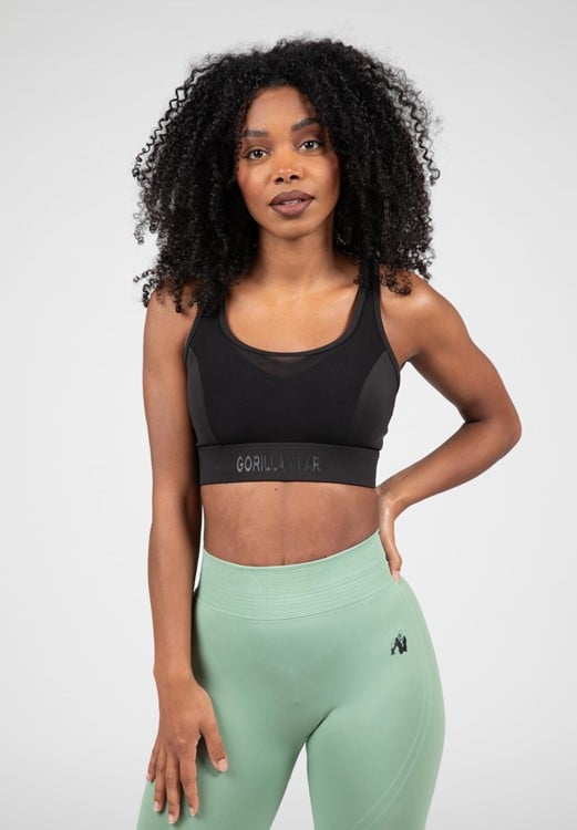 Riley High Support Sports Bra - Black - L