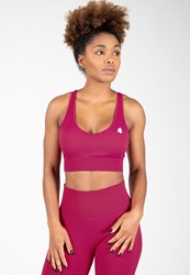 Hilton Seamless Sports Bra - Fuchsia - M/L