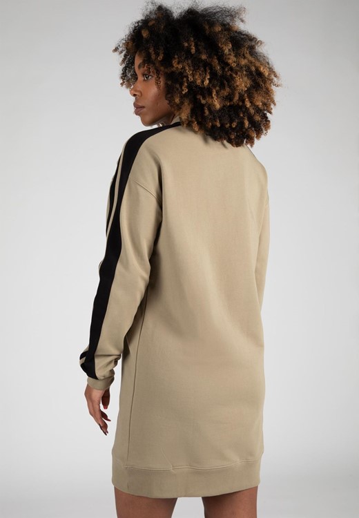 Isabella Sweatshirt Dress Beige