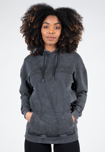 Crowley Women's Oversized Hoodie - Washed Gray - M