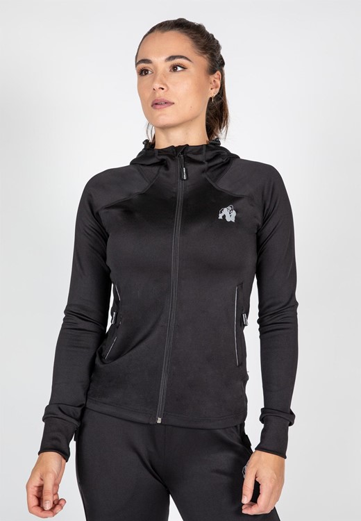 Halsey Track Jacket - Black - S