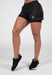 Portland 2-In-1 Shorts - Black
