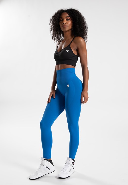 Olivia Seamless Leggings Blue