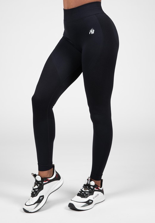 Whitney Seamless Leggings - Black - XS/S