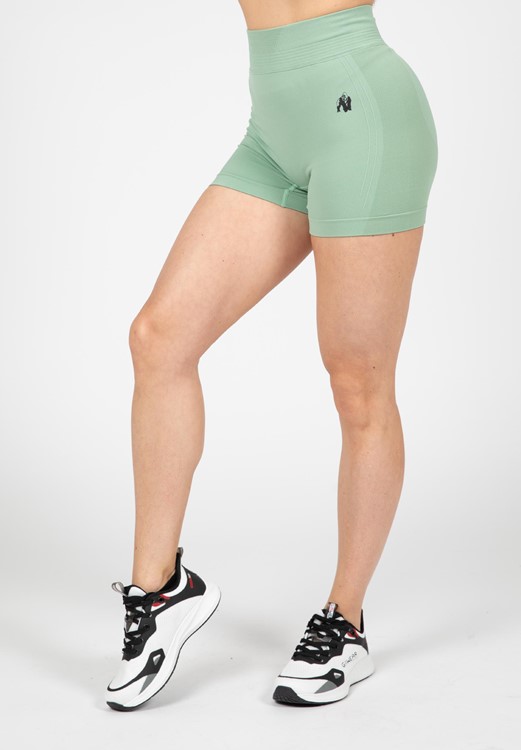 Whitney Seamless Shorts - Green - L/XL