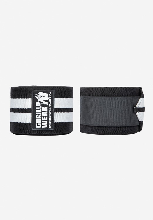 Knee Wraps - Black/White - 200CM