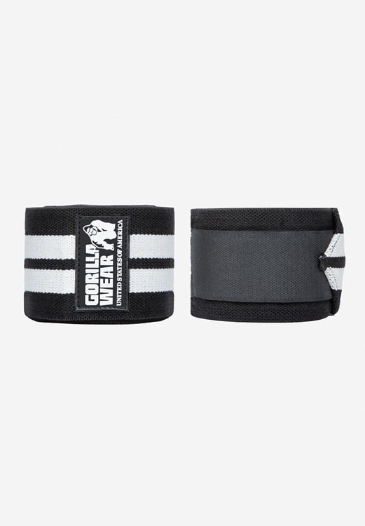 Knee Wraps - Black/White - 250CM