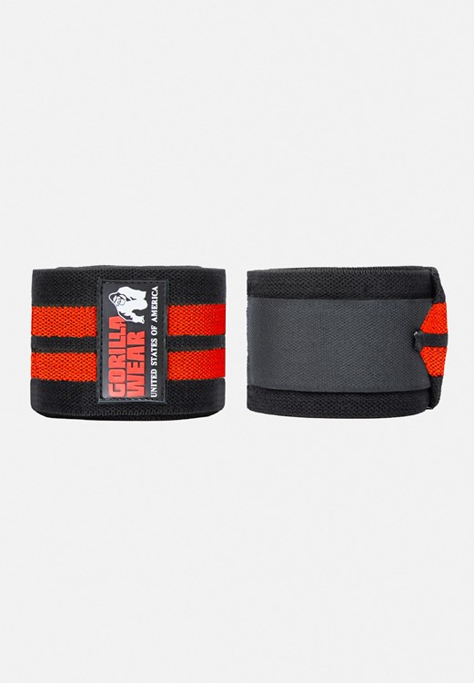 Knee Wraps - Black/Red - 250CM