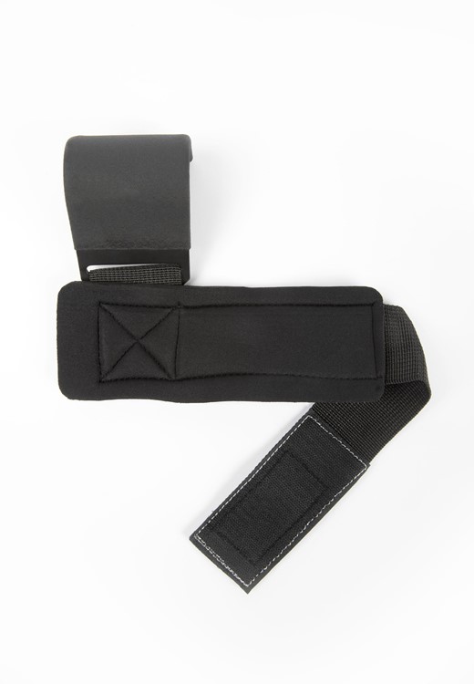 Weight Lifting Hooks - Black/White-3