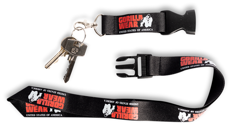 Eloy Lanyard - Black/Red