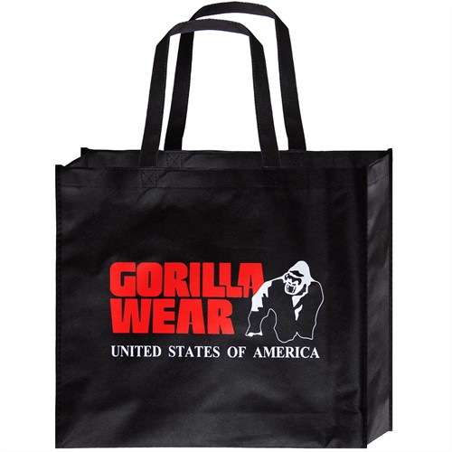 Non Woven Gorilla Wear Bag -  Black/Red - Small (10 pieces/poly pack)