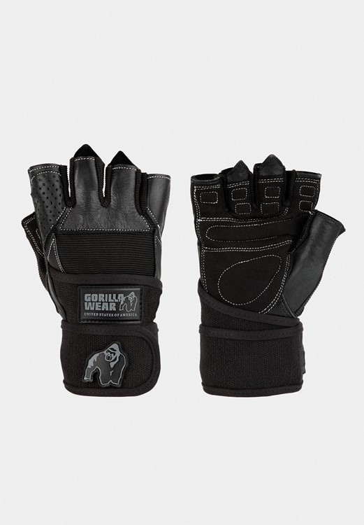 Dallas Wrist Wrap Gloves - Black - 2XL