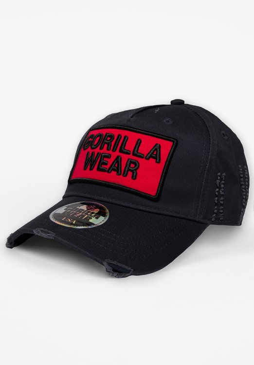 Harrison Cap - Black/Red