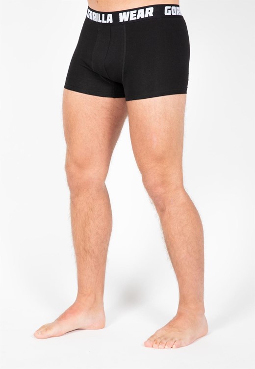 Gorilla Wear Boxershorts 3-Pack - Black - S