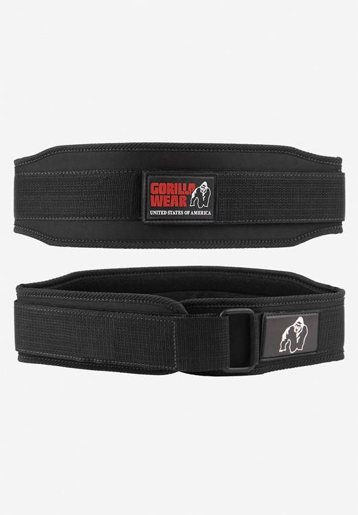 Gorilla Wear 4 Inch Women's Lifting Belt - Black - S