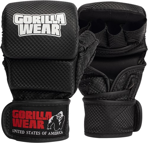 Ely MMA Sparring Gloves - Black/White - L/XL
