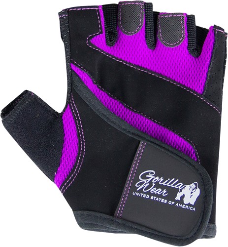 Women's Fitness Gloves - Black/Purple - L